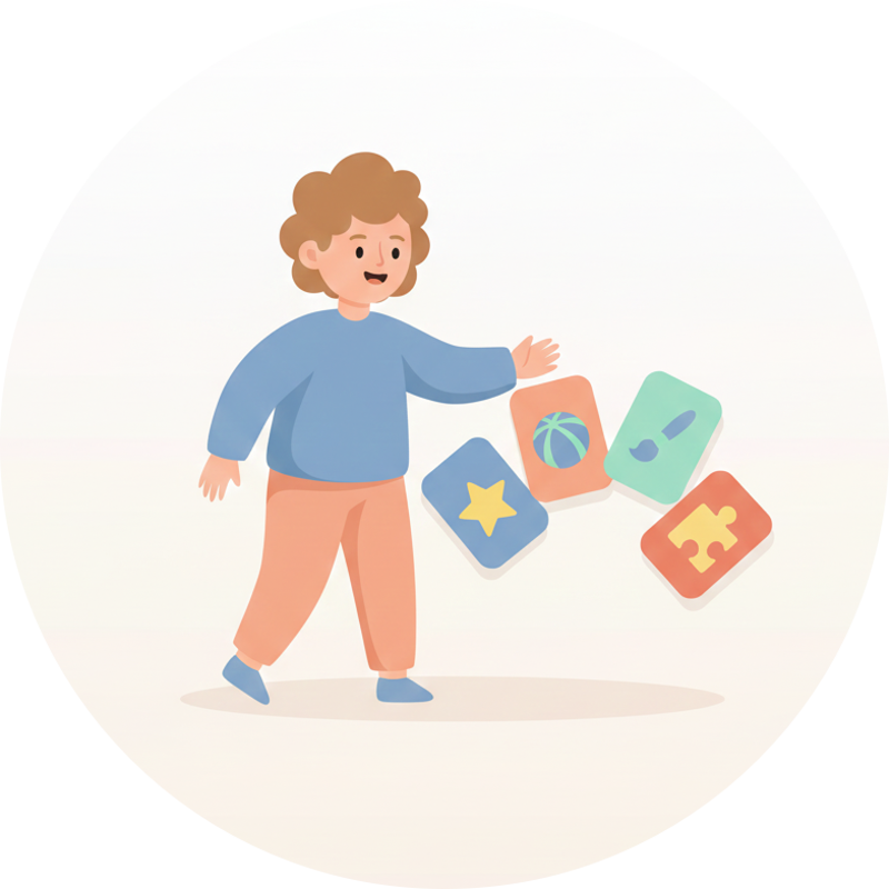 Activity library showing various preloaded activities